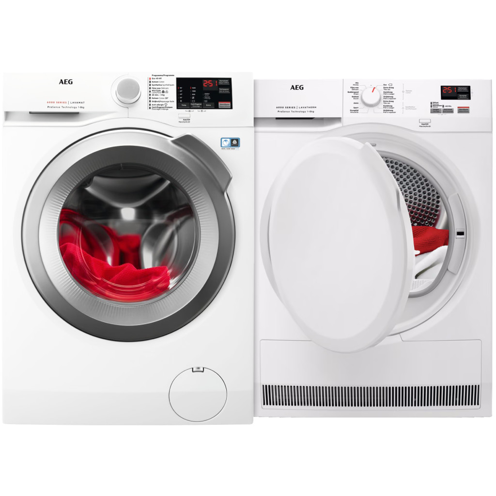 AEG L6FB586CBS ProSense + AEG T6DBC482